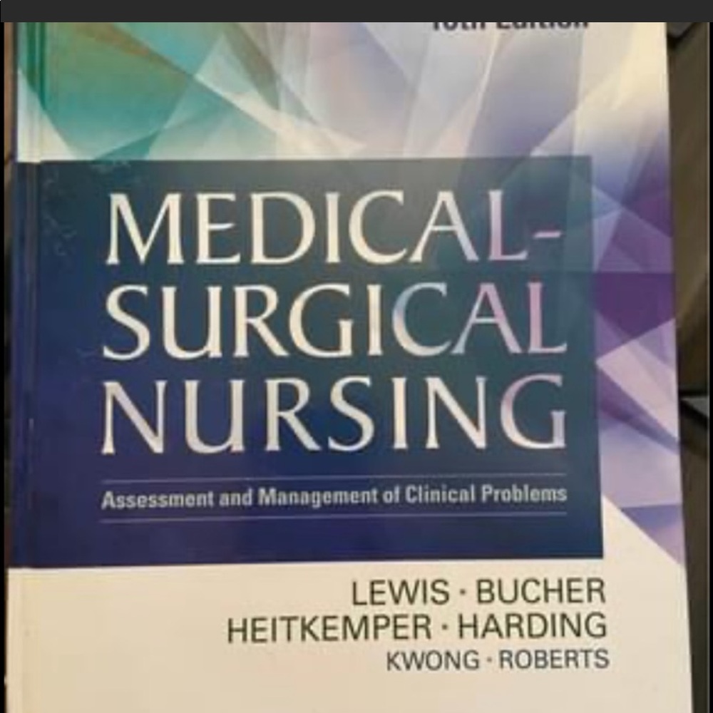 Medical Surgical Nursing 10th edition hardback textbook